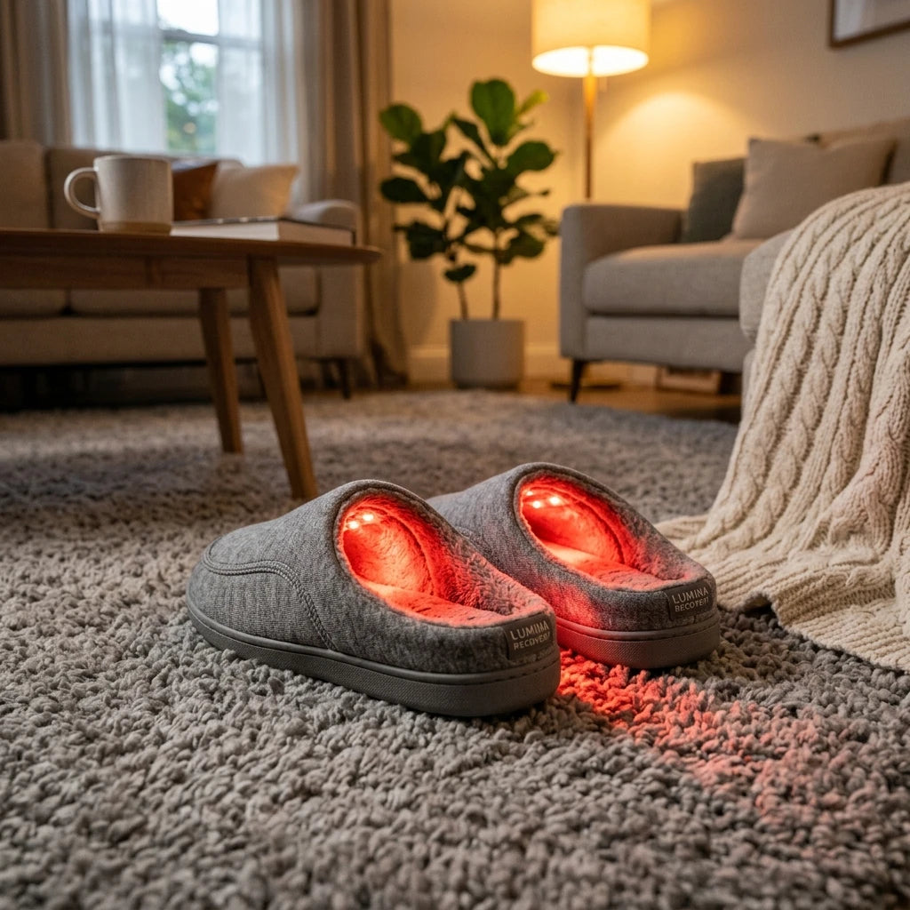 RestorX™ Infrared Red Light Therapy Recovery Slippers